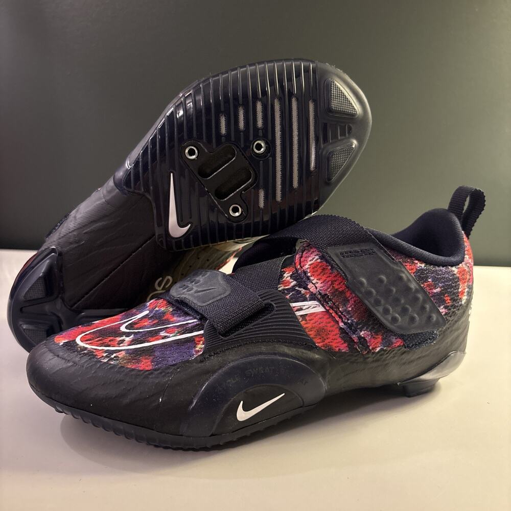 Nike Women Super prep Cycle 2 Spin Cycling Shoes ‘Spray Paint’ (DH3395-400) 6.5W